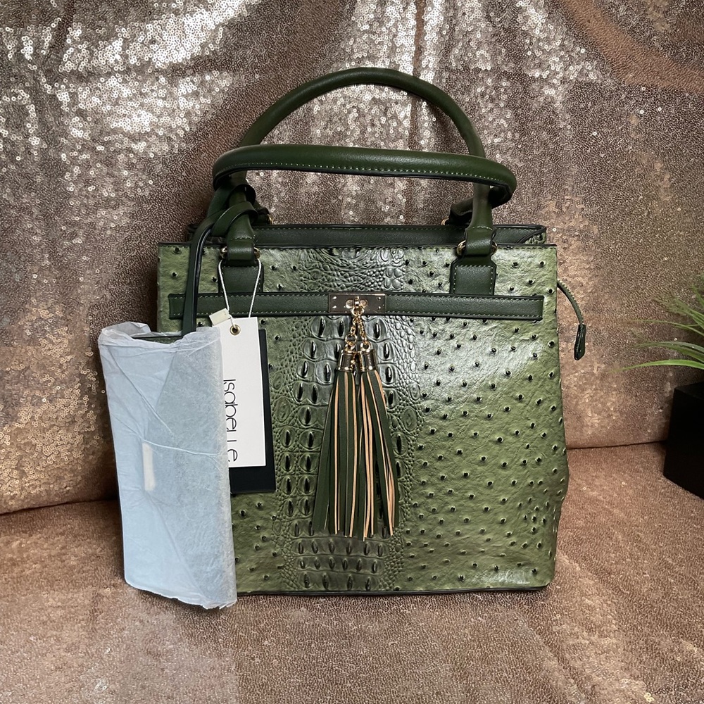 Cute green bag.